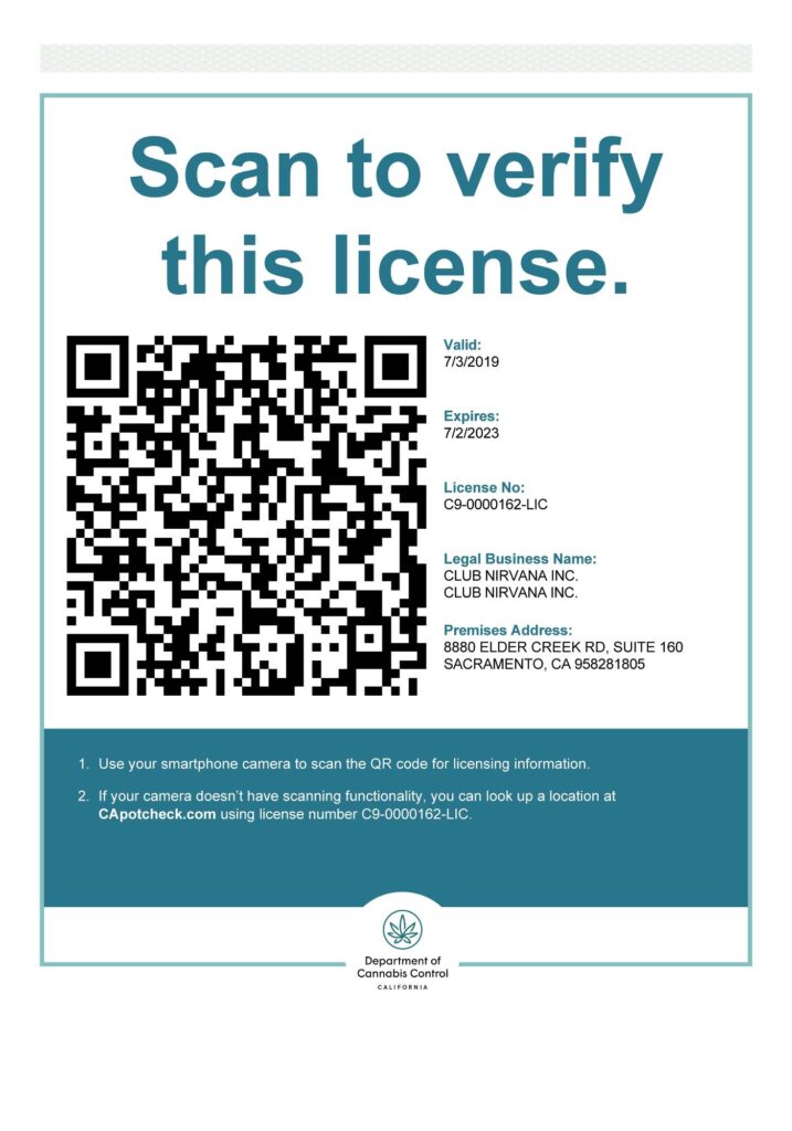 BOC License Certificate